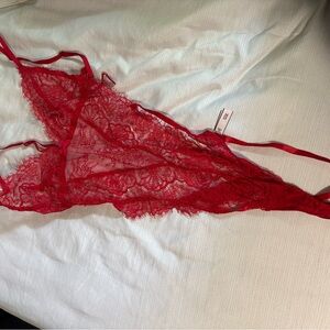 Victoria's Secret Red Lace Bra